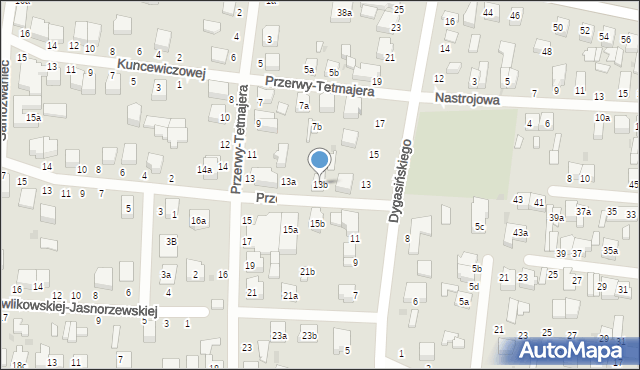 Zgierz, Przerwy-Tetmajera Kazimierza, 13b, mapa Zgierz