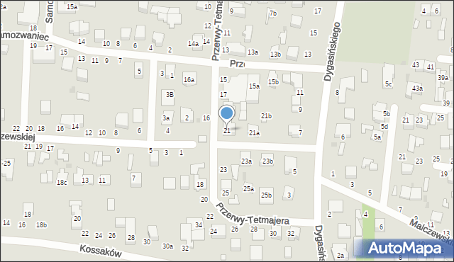 Zgierz, Przerwy-Tetmajera Kazimierza, 21, mapa Zgierz