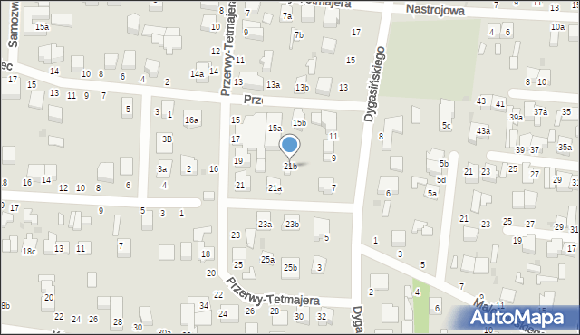 Zgierz, Przerwy-Tetmajera Kazimierza, 21b, mapa Zgierz