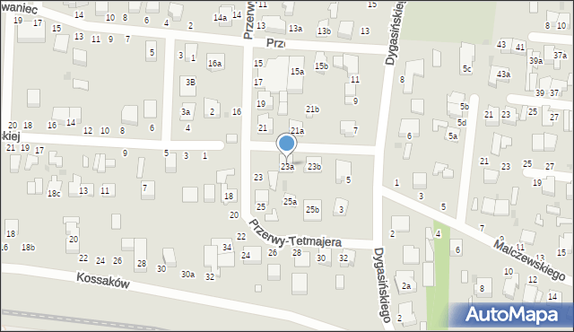 Zgierz, Przerwy-Tetmajera Kazimierza, 23a, mapa Zgierz