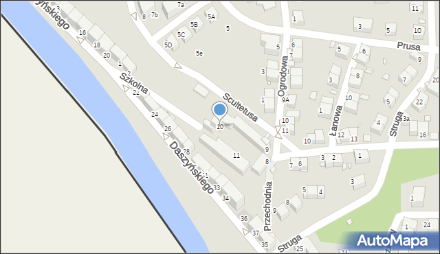 Zgorzelec, Przechodnia, 10, mapa Zgorzelec