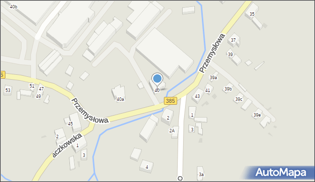 Ziębice, Przemysłowa, 40, mapa Ziębice