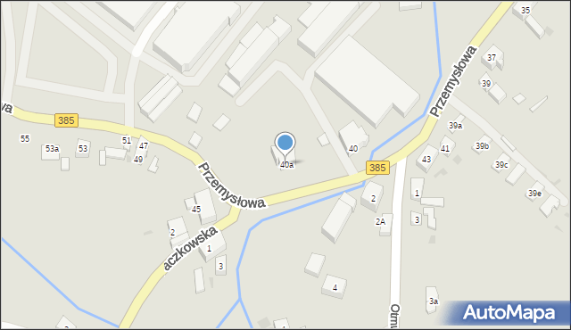 Ziębice, Przemysłowa, 40a, mapa Ziębice