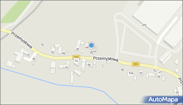 Ziębice, Przemysłowa, 42, mapa Ziębice