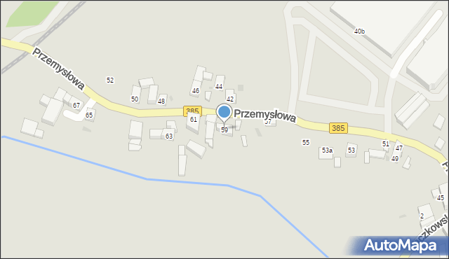 Ziębice, Przemysłowa, 59, mapa Ziębice