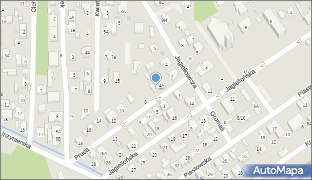 Zielonka, Prusa Bolesława, 6, mapa Zielonka