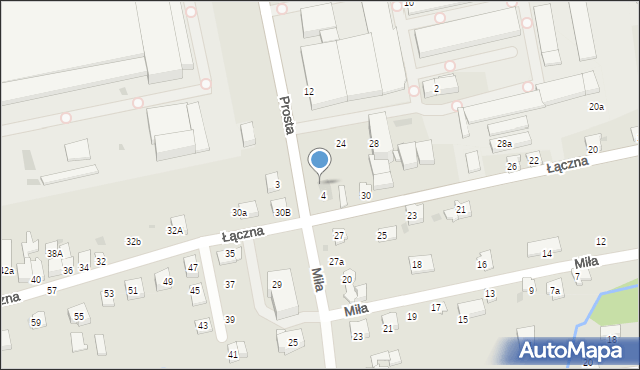 Żywiec, Prosta, 6, mapa Żywiec