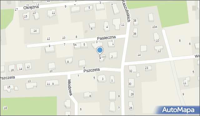 Bojano, Pszczela, 4, mapa Bojano