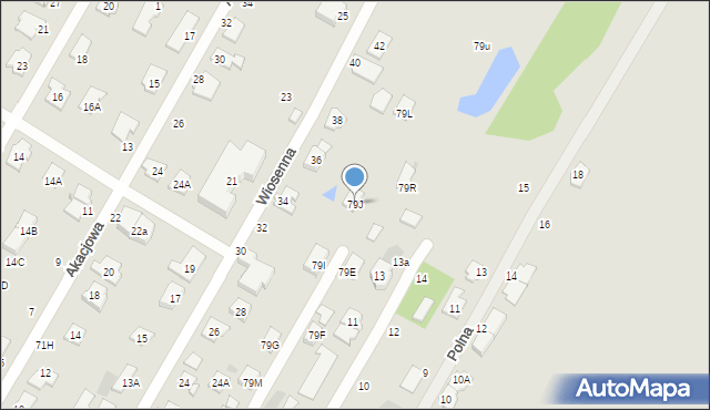 Brwinów, Pszczelińska, 79J, mapa Brwinów