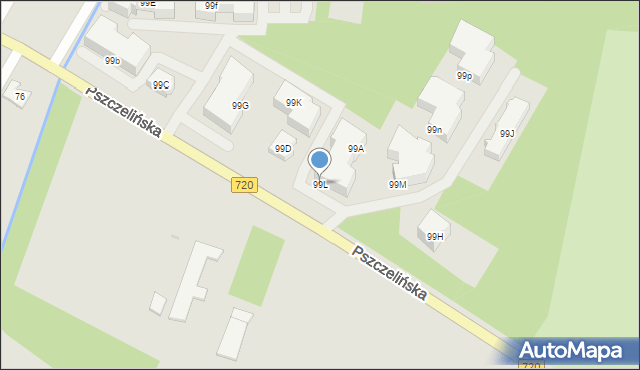 Brwinów, Pszczelińska, 99L, mapa Brwinów