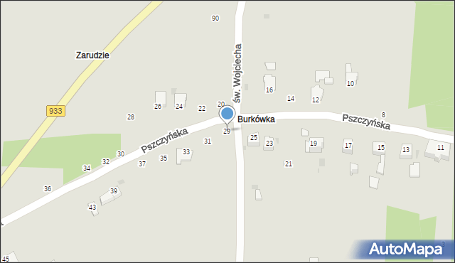 Brzeszcze, Pszczyńska, 29, mapa Brzeszcze