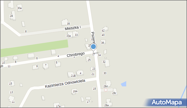 Chełm, Pszenna, 27, mapa Chełma