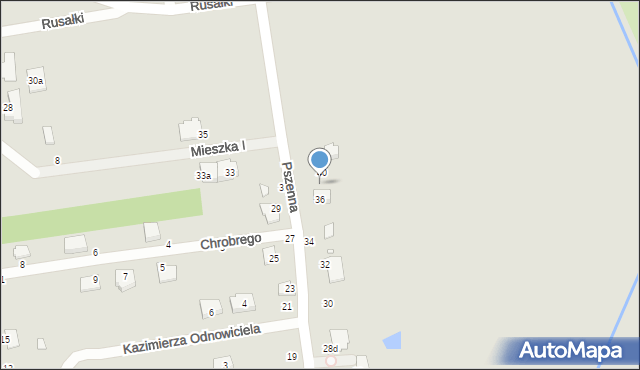 Chełm, Pszenna, 38, mapa Chełma