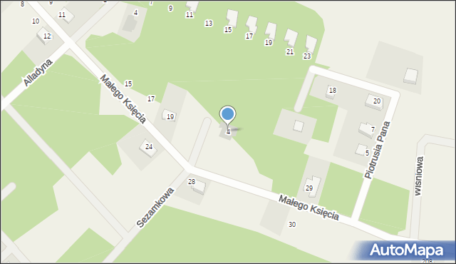 Dąbrówka-Ług, Pszczółki Mai, 4, mapa Dąbrówka-Ług