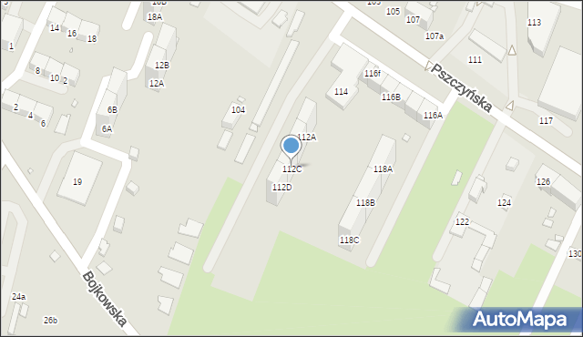 Gliwice, Pszczyńska, 112C, mapa Gliwic