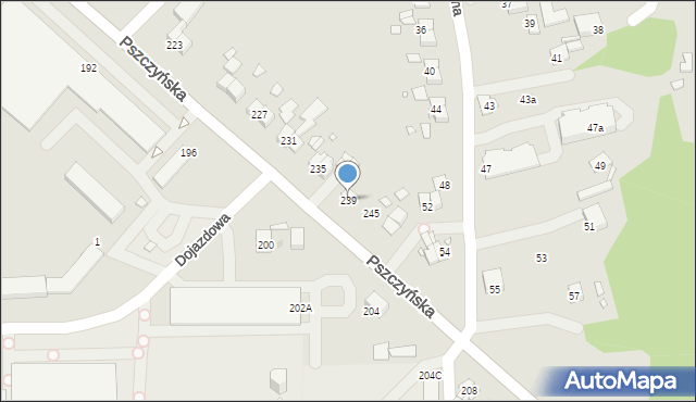 Gliwice, Pszczyńska, 239, mapa Gliwic