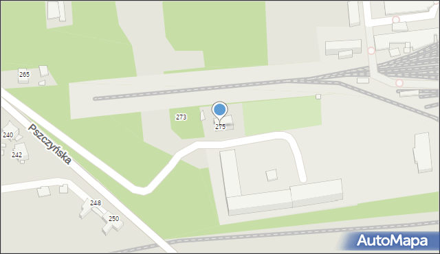 Gliwice, Pszczyńska, 275, mapa Gliwic