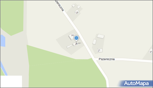 Grodztwo, Pszeniczna, 26, mapa Grodztwo