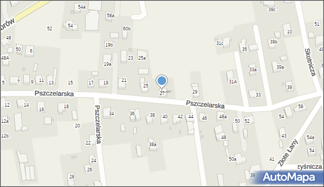 Jankowice, Pszczelarska, 27, mapa Jankowice