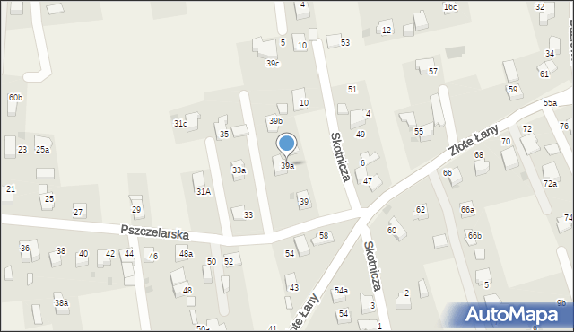 Jankowice, Pszczelarska, 39a, mapa Jankowice