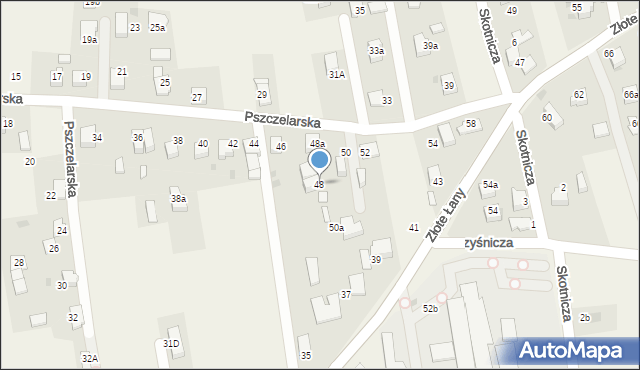 Jankowice, Pszczelarska, 48, mapa Jankowice
