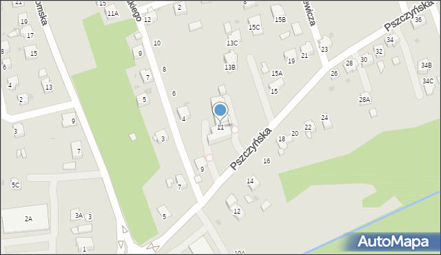 Jastrzębie-Zdrój, Pszczyńska, 11, mapa Jastrzębie-Zdrój