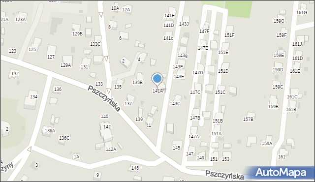 Jastrzębie-Zdrój, Pszczyńska, 141A, mapa Jastrzębie-Zdrój