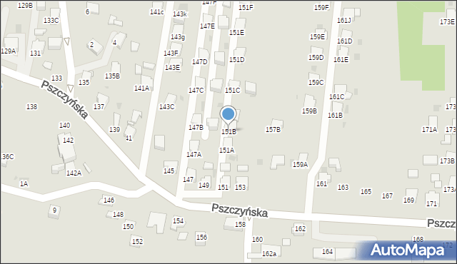 Jastrzębie-Zdrój, Pszczyńska, 151B, mapa Jastrzębie-Zdrój