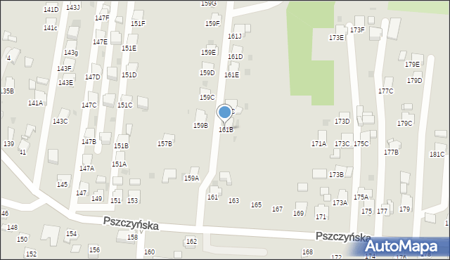 Jastrzębie-Zdrój, Pszczyńska, 161B, mapa Jastrzębie-Zdrój