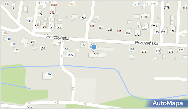 Jastrzębie-Zdrój, Pszczyńska, 164, mapa Jastrzębie-Zdrój