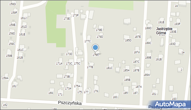 Jastrzębie-Zdrój, Pszczyńska, 179C, mapa Jastrzębie-Zdrój
