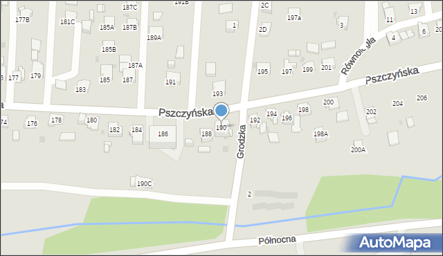 Jastrzębie-Zdrój, Pszczyńska, 190, mapa Jastrzębie-Zdrój