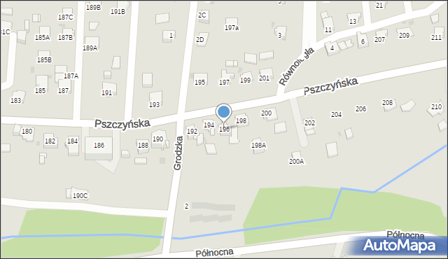 Jastrzębie-Zdrój, Pszczyńska, 196, mapa Jastrzębie-Zdrój