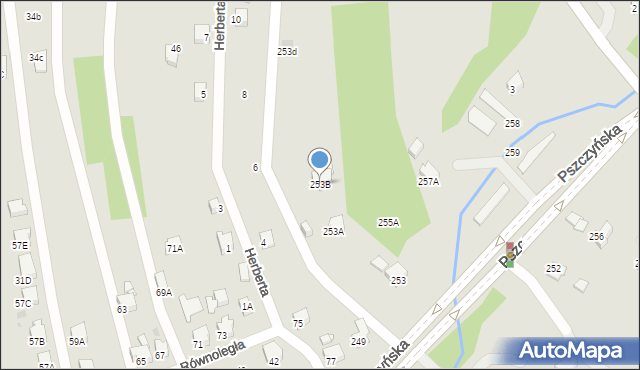 Jastrzębie-Zdrój, Pszczyńska, 253B, mapa Jastrzębie-Zdrój