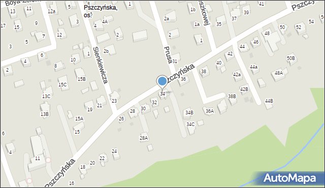 Jastrzębie-Zdrój, Pszczyńska, 34, mapa Jastrzębie-Zdrój