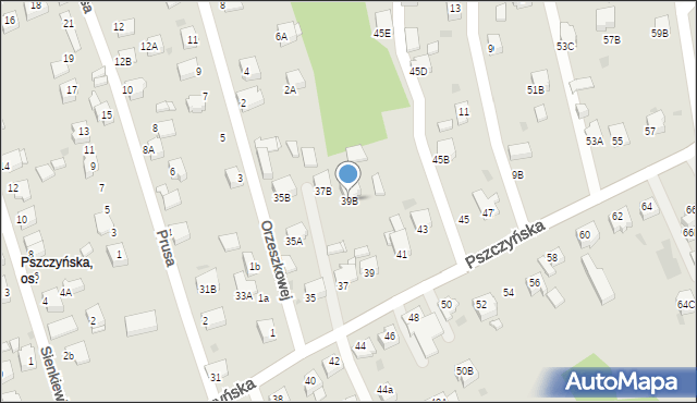 Jastrzębie-Zdrój, Pszczyńska, 39B, mapa Jastrzębie-Zdrój