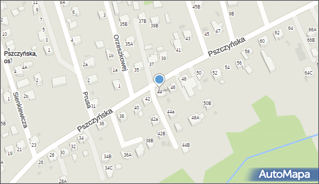 Jastrzębie-Zdrój, Pszczyńska, 44, mapa Jastrzębie-Zdrój