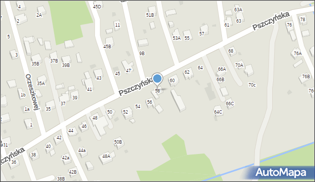 Jastrzębie-Zdrój, Pszczyńska, 58, mapa Jastrzębie-Zdrój