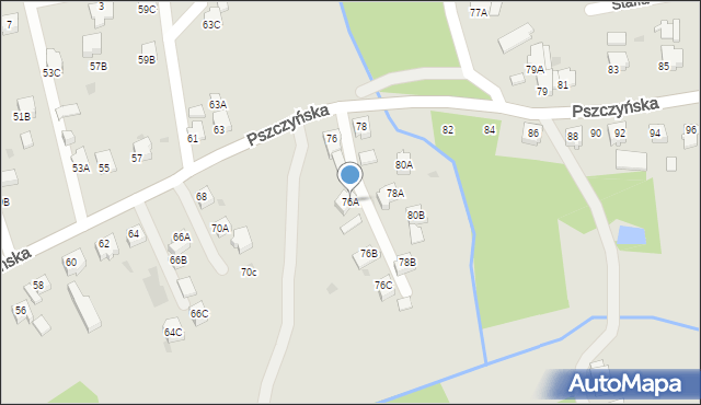 Jastrzębie-Zdrój, Pszczyńska, 76A, mapa Jastrzębie-Zdrój