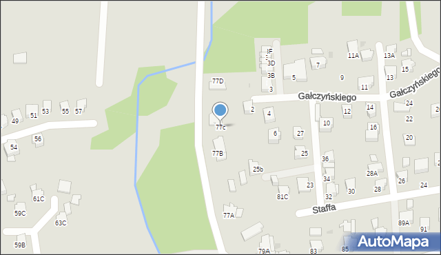 Jastrzębie-Zdrój, Pszczyńska, 77c, mapa Jastrzębie-Zdrój