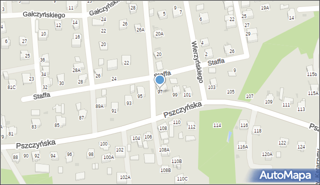 Jastrzębie-Zdrój, Pszczyńska, 97, mapa Jastrzębie-Zdrój