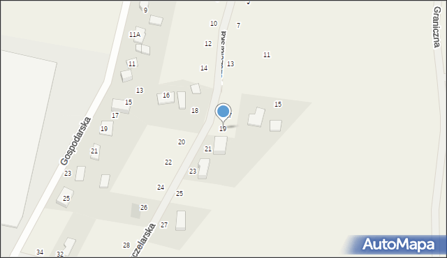 Kębłowo, Pszczelarska, 19, mapa Kębłowo