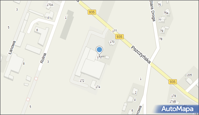 Kobielice, Pszczyńska, 172, mapa Kobielice