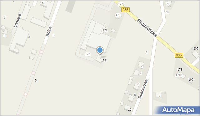 Kobielice, Pszczyńska, 174A, mapa Kobielice