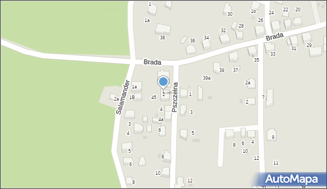 Łaziska Górne, Pszczelna, 2, mapa Łaziska Górne