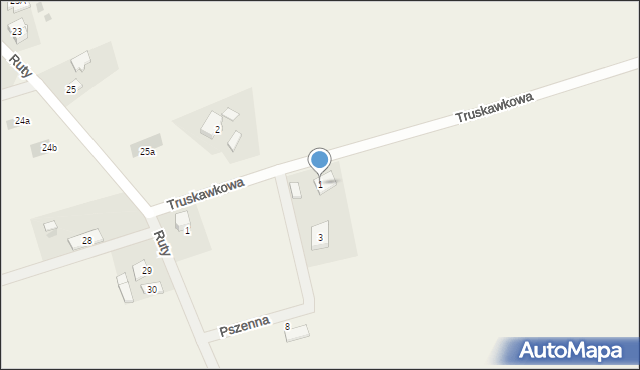 Maszewo, Pszenna, 1, mapa Maszewo