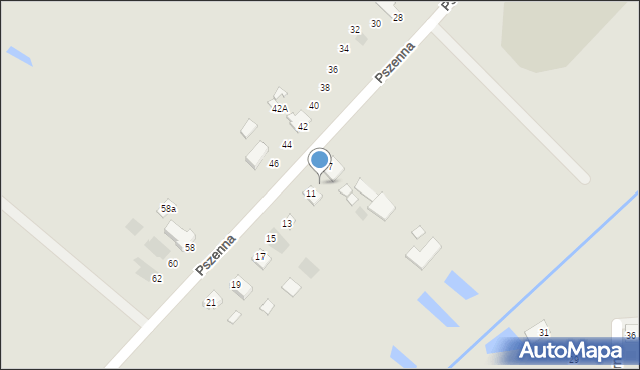 Międzyrzec Podlaski, Pszenna, 9, mapa Międzyrzec Podlaski