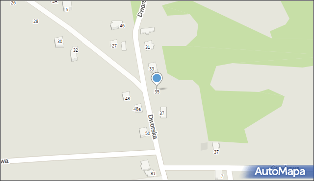 Myszków, Pszenna, 35, mapa Myszków