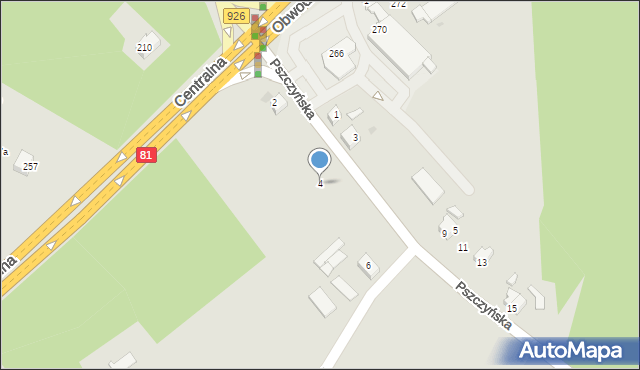 Orzesze, Pszczyńska, 4, mapa Orzesze