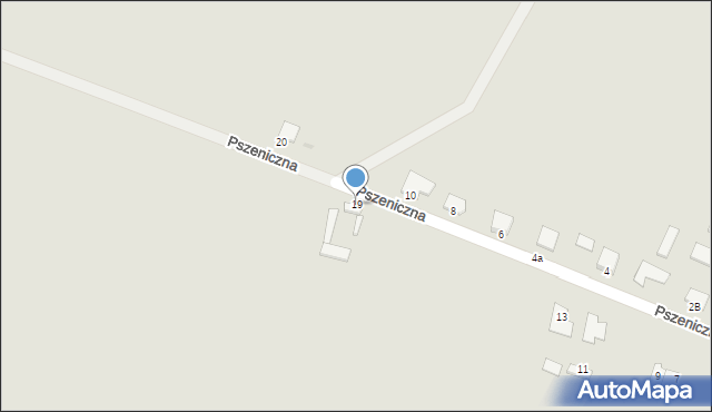Ożarów, Pszeniczna, 19, mapa Ożarów